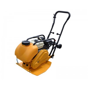 Plaatvibraator 65 kg rataste ja veepaagiga
