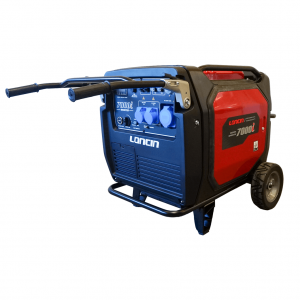 Elektrigeneraator  Inverter Loncin LC7000I 7kW el.starteriga, ratastega