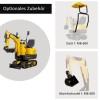 Miniekskavaator LUMAG MB-600 600kg koos lisadega