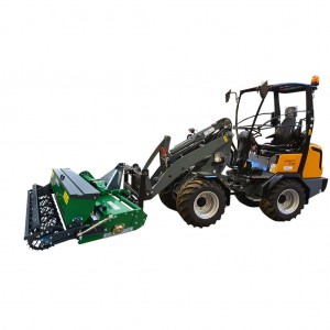 Pinnasefrees  SB105 külvikastiga laadurile hüdrauliliset käitatav