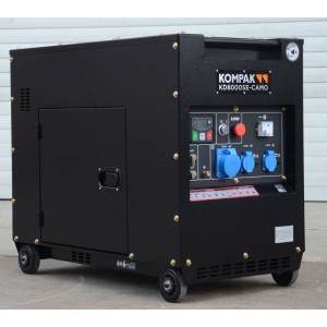 Kompak KD8000SE-CAMO  6,5kW 230V diiselgeneraator (25 L paak)