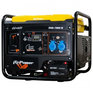 ITCPOWER GG40XEi invertergeneraator 3500W 230V- (elektriline käivitus) ITCPOWER GG40XEi invertergeneraator 3500W 230V- (elektriline käivitus)