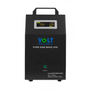 SINUS UPS 1000 + AKU 45AH (700/1000W) AVARIITOITEALLIKAS